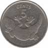 Монета. Кирибати. 5 центов 1979 год. Немагнитная. рев.