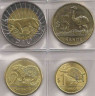 Монета. Уругвай. Набор 4 штуки. 1, 2 песо 2012 год, 5, 10 песо 2011 год.