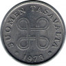 Монета. Финляндия. 1 пенни 1973 год. ав