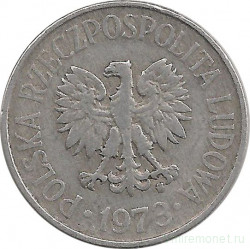 Монета. Польша. 50 грошей 1973 год. 