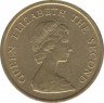 Монета. Гонконг. 10 центов 1984 год. рев.