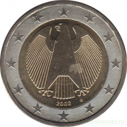 Монета. Германия. 2 евро 2002 год. (G).