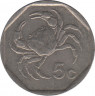 Монета. Мальта. 5 центов 1995 год. рев.