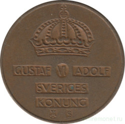 Монета. Швеция. 2 эре 1961 год (TS).
