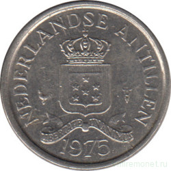 Монета. Нидерландские Антильские острова. 10 центов 1975 год.