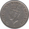 Монета. Индия. 1/4 рупии 1946 год. рев.