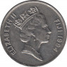 Монета. Фиджи. 20 центов 1994 год. ав.