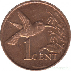 Монета. Тринидад и Тобаго. 1 цент 2009 год.