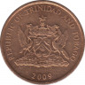 Монета. Тринидад и Тобаго. 1 цент 2009 год. рев.