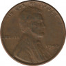 Монета. США. 1 цент 1945 год. ав.