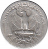Монета. США. 25 центов 1948 год. Монетный двор D. рев.
