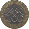 Монета. Монако. 10 франков 2000 год. ав.