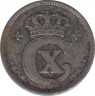 Монета. Дания. 1 эре 1918 год. ав.