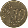 Монета. Ирландия. 10 центов 2002 год. 
