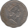Монета. Острова Кука. 1 доллар 1992 год. ав.