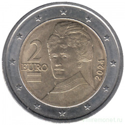 Монета. Австрия. 2 евро 2024 год.