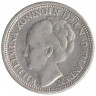 Монета. Нидерланды. 10 центов 1938 год.