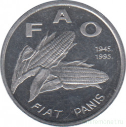 Монета. Хорватия. 1 липа 1995 год. ФАО.