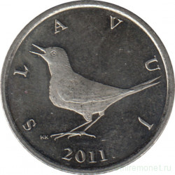 Монета. Хорватия. 1 куна 2011 год.