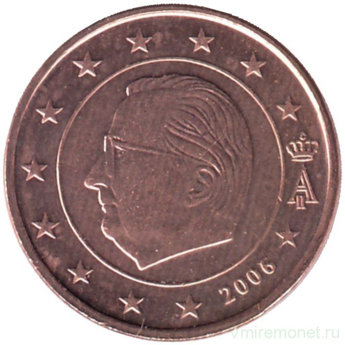 Монета. Бельгия. 1 цент 2006 год. 