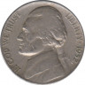 Монета. США. 5 центов 1952 год.  Монетный двор D. ав.