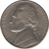 Монета. США. 5 центов 2000 год. Монетный двор P. ав.