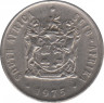 Монета. Южно-Африканская республика (ЮАР). 10 центов 1975 год. ав.