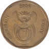 Монета. Южно-Африканская республика (ЮАР). 50 центов 2009 год. ав.