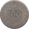Монета. Западноафриканский экономический и валютный союз (ВСЕАО). 100 франков 2006 год. ав.