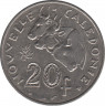 Монета. Новая Каледония. 20 франков 2000 год. рев.