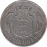 Монета. Дания. 2 кроны 1876 год. рев.