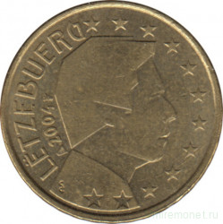 Монета. Люксембург. 10 центов 2004 год.