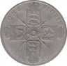 Монета. Великобритания. 1 флорин (2 шиллинга) 1920 год. ав.
