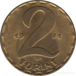 Монета. Венгрия. 2 форинта 1971 год.