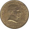 Монета. Уругвай. 5 сентесимо 1960 год. ав.
