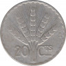 Монета. Уругвай. 20 сентесимо 1942 год. рев.