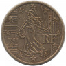 Монета. Франция. 10 центов 2006 год.