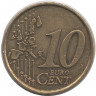 Монета. Франция. 10 центов 2006 год.