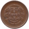 Монета. Португалия. 2 сентаво 1920 год.