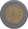 Монета. Перу. 5 солей 2008 год. ав.
