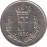 Монета. Люксембург. 5 франков 1979 год. ав.