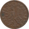 Монета. Кантон Женева. 1 сантим 1846 год. рев.