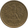 Аверс. Монета. Польша. 2 злотых 1977 год.