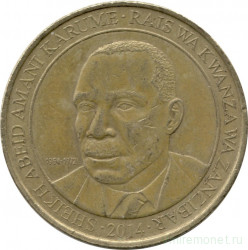 Монета. Танзания. 200 шиллингов 2014 год.