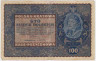 Банкнота. Польша. 100 польских марок 1919.(С "N"). Тип 27 (2).  ав.
