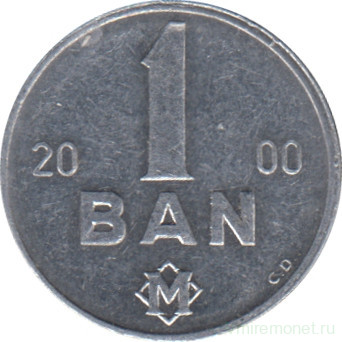 Монета. Молдова. 1 бан 2000 год.