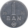 Монета. Молдова. 1 бан 2000 год. ав.