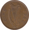 Монета. Ирландия. 2 пенса 1986 год. ав.