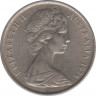 Монета. Австралия. 5 центов 1979 год. ав.