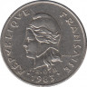 Монета. Новая Каледония. 10 франков 1983 год. ав.